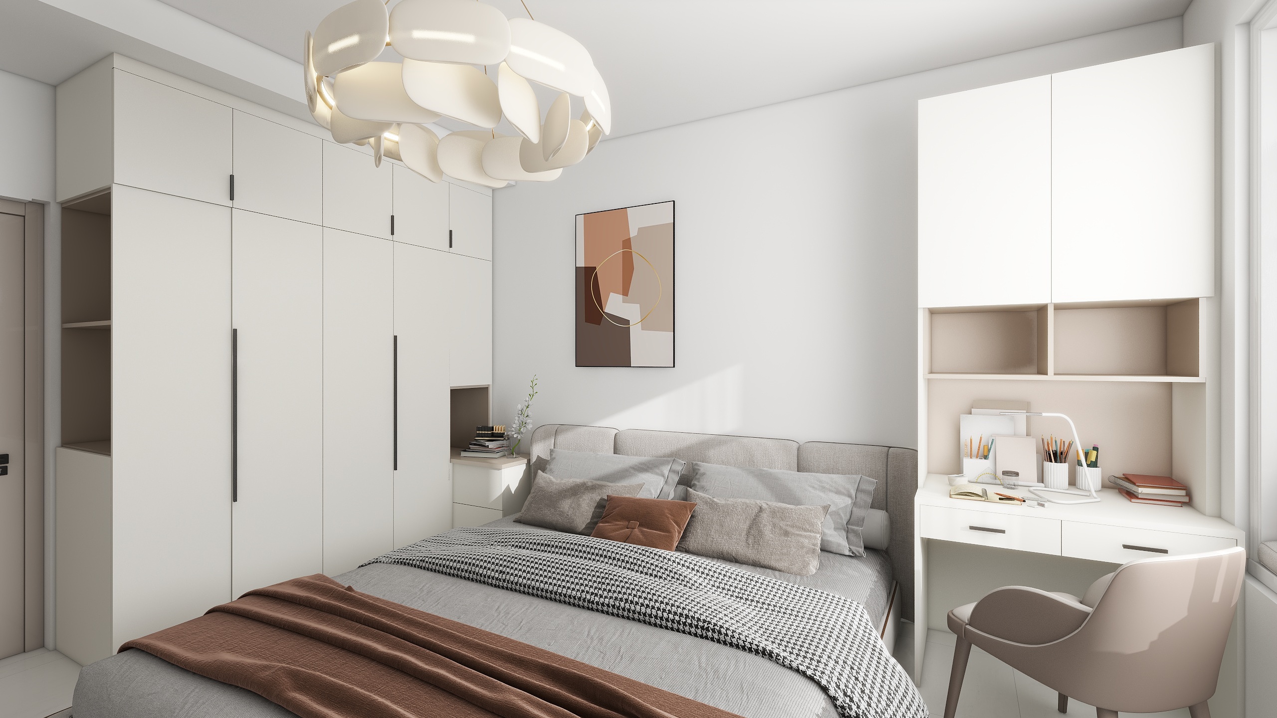 祥宏全屋定制-天华国际132㎡4室装修效果图