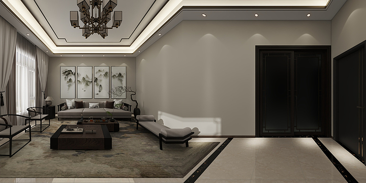 赵世豪-党屯中式-装修设计方案