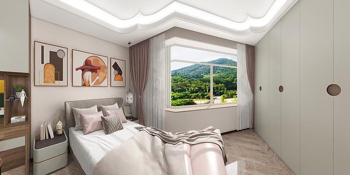 和曜装饰-6号楼2-2302-模型-装修设计方案