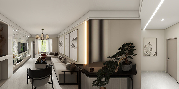 凯里效果图代画-永华场旧房改造-装修设计方案