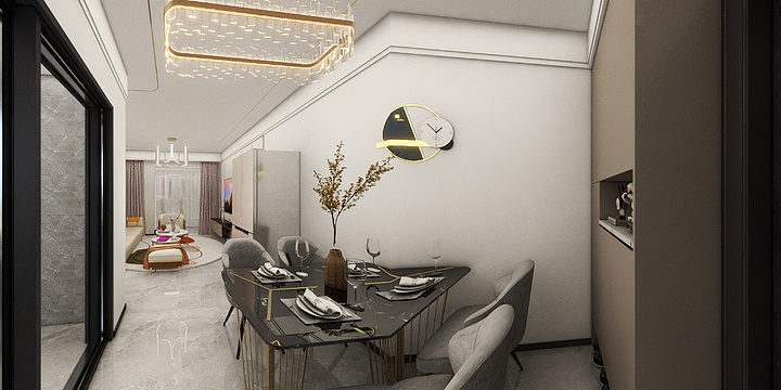 青云装饰-郭召毅-奶油风-装修设计方案