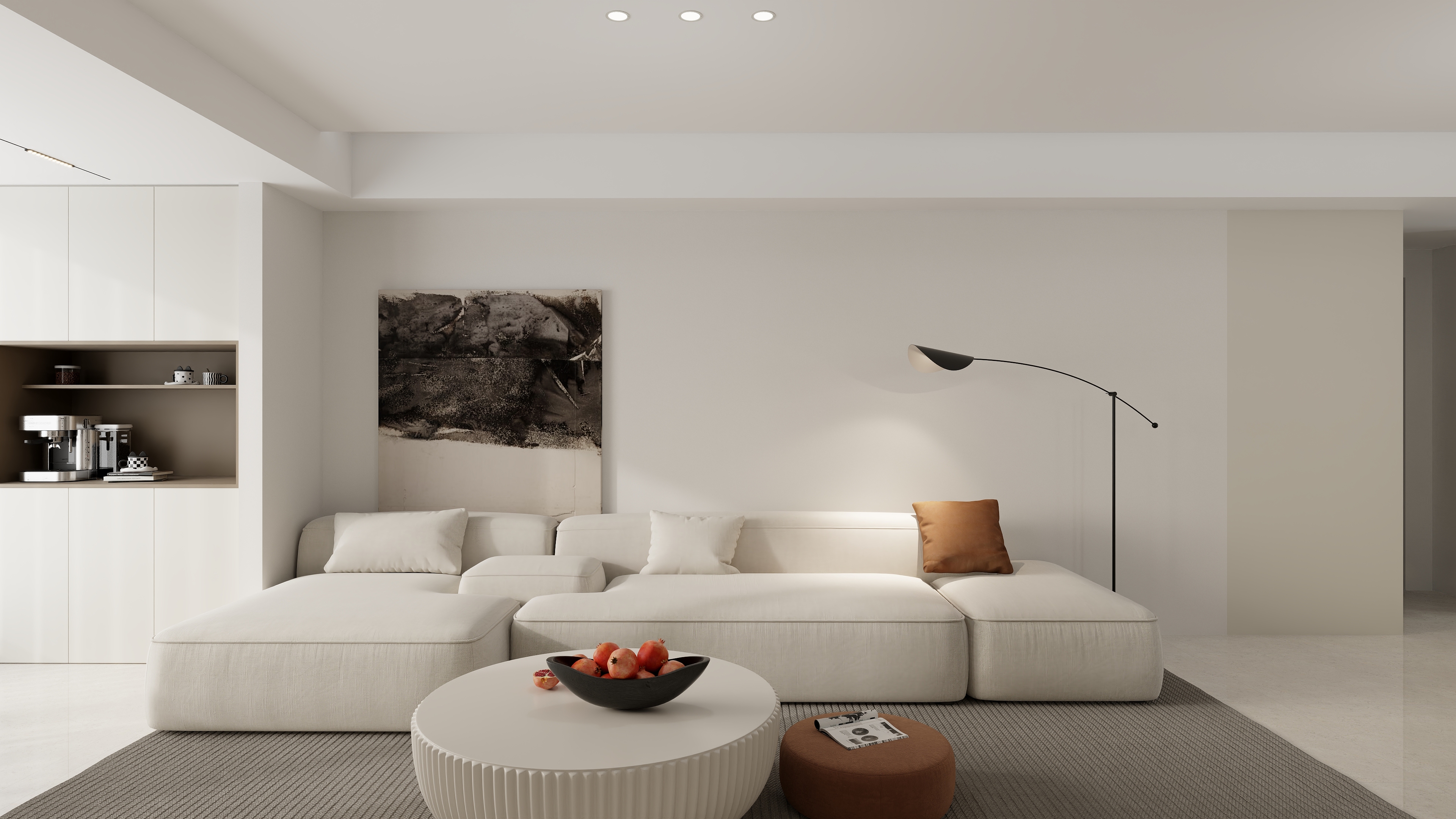 设计师言色-110平3居室现代简约装修效果图