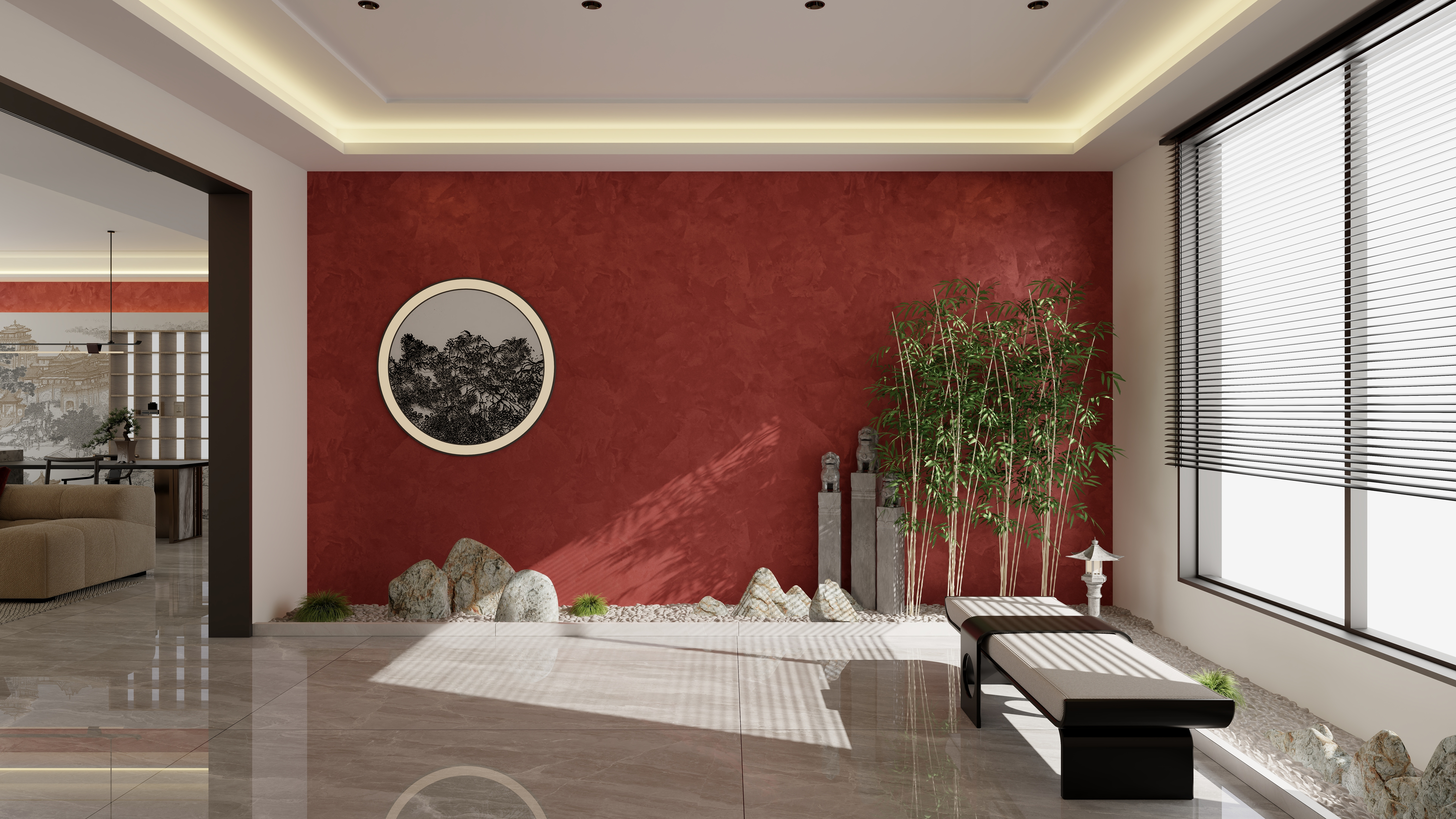 设计师陈端阳-三棵树+新中式+璎珞羽绒-装修设计方案