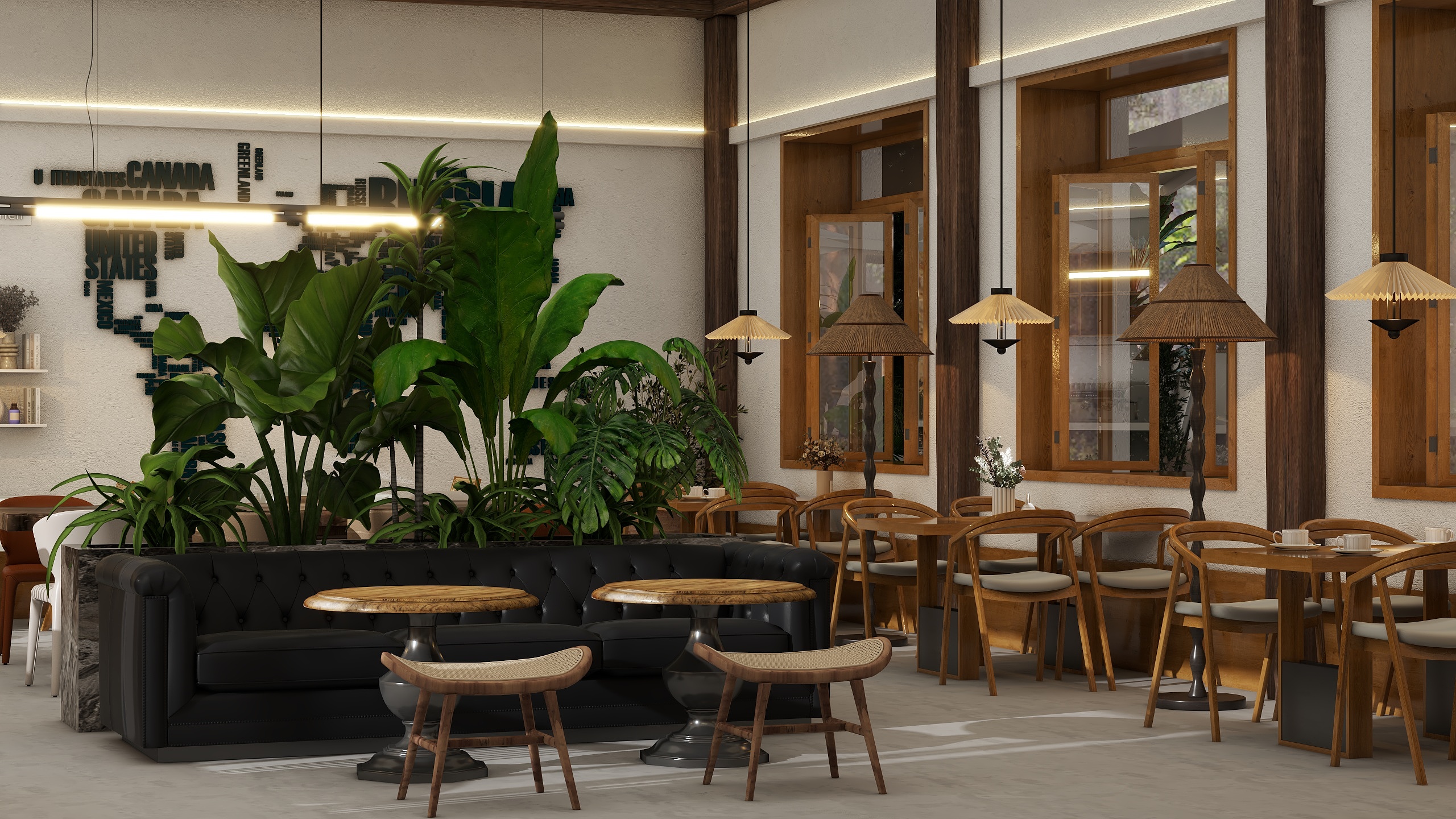 陈建伟-Holiday咖啡屋装修效果图