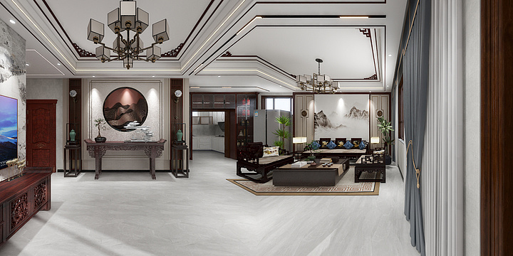 三人行atelier-东鸭新中式-装修设计方案