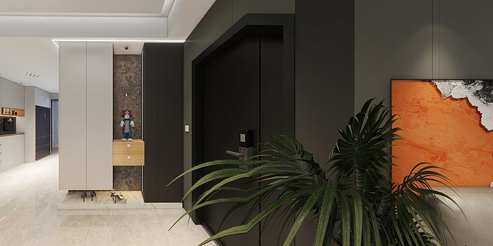 默默空间设计工作室-山湖海2-2201-全屋定制-装修设计方案