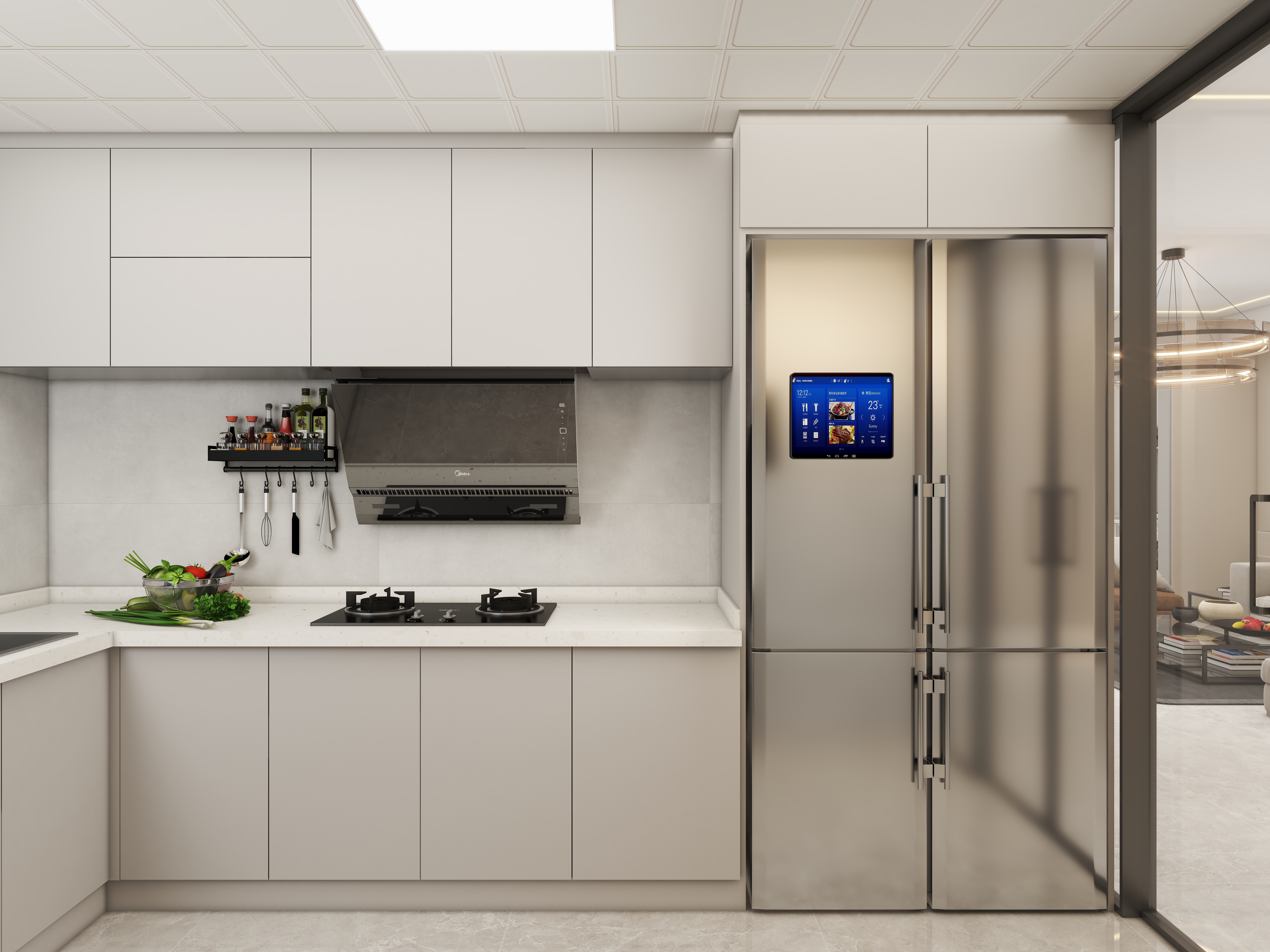 壹诺设计工作室-118㎡3室-现代简约装修效果图