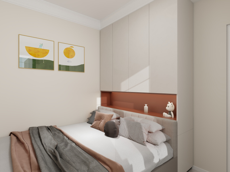 Scandinavian White Bedroom Design Ideas
