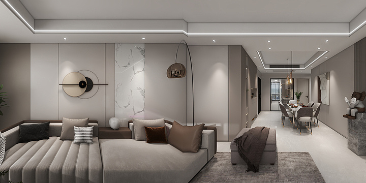 甲乙装饰鱼子酱~-加州阳光11-1-401-装修设计方案