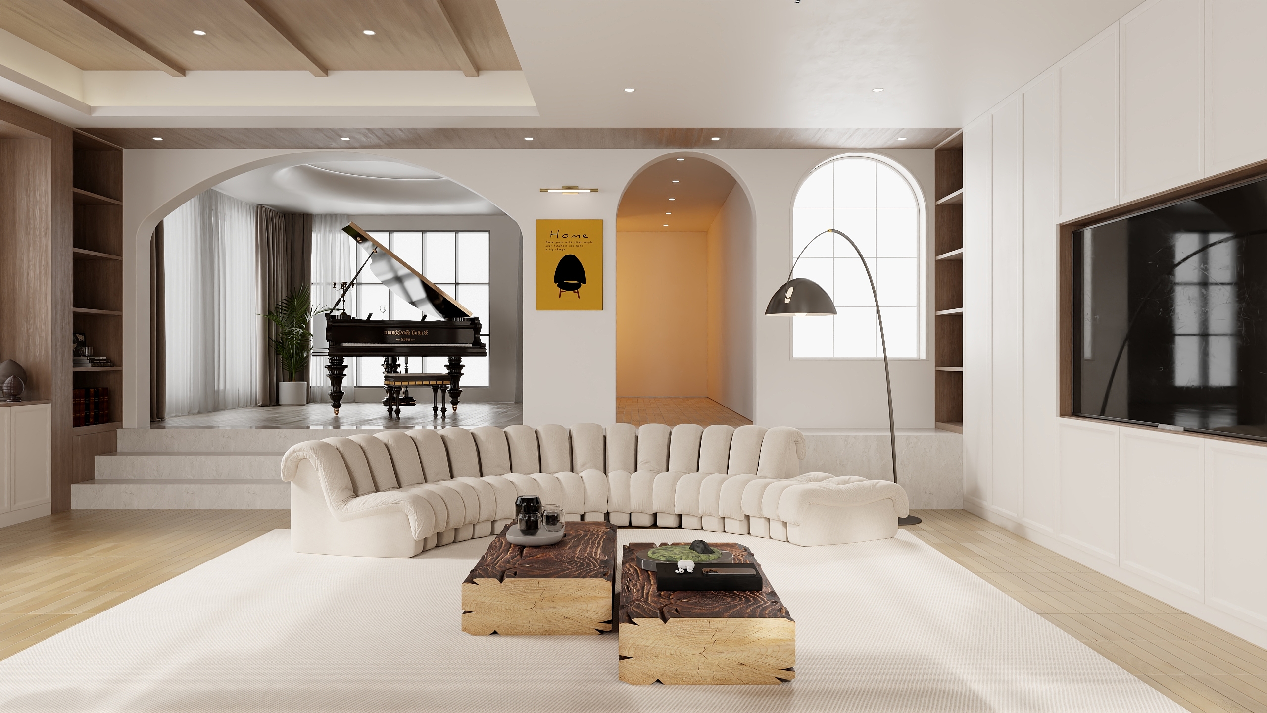 Frank-2-乡村格调100平装修效果图