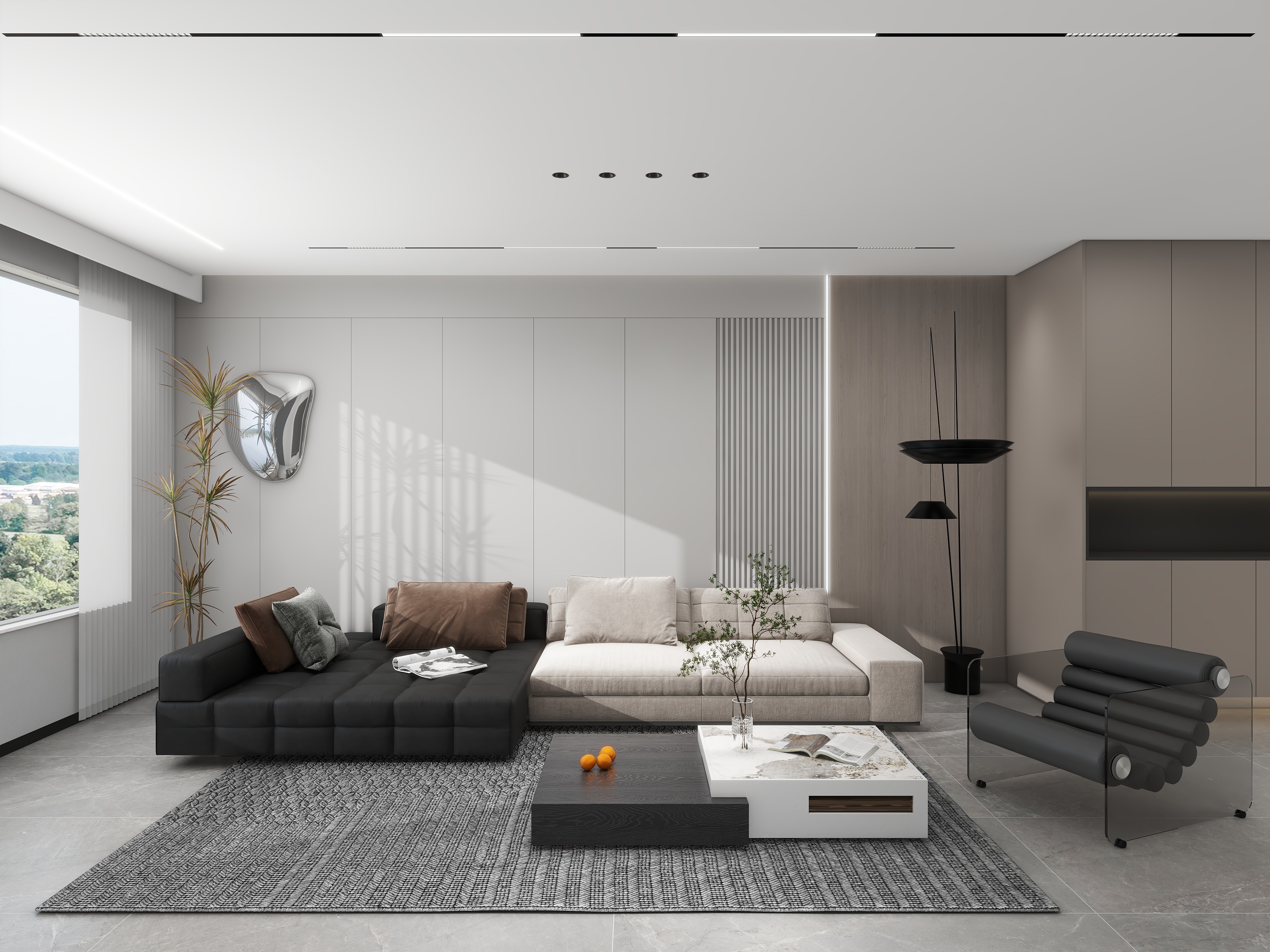 HMZhang-95㎡3室-装修设计方案