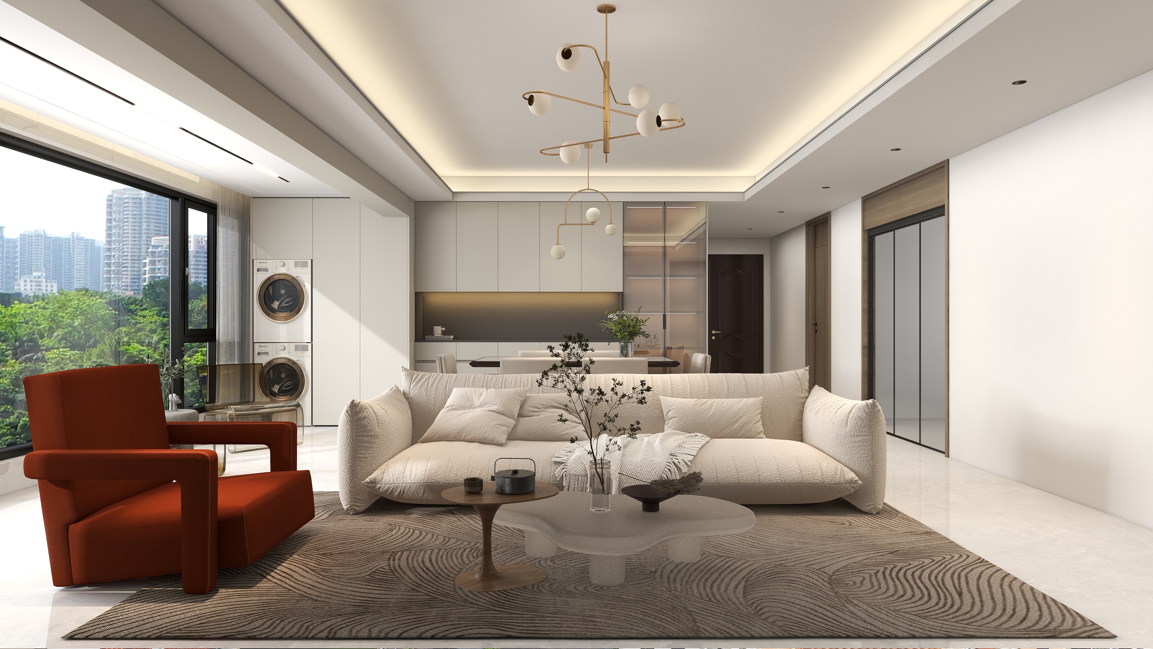 西安东大柜猫轻奢定制-万科悦湾-装修设计方案