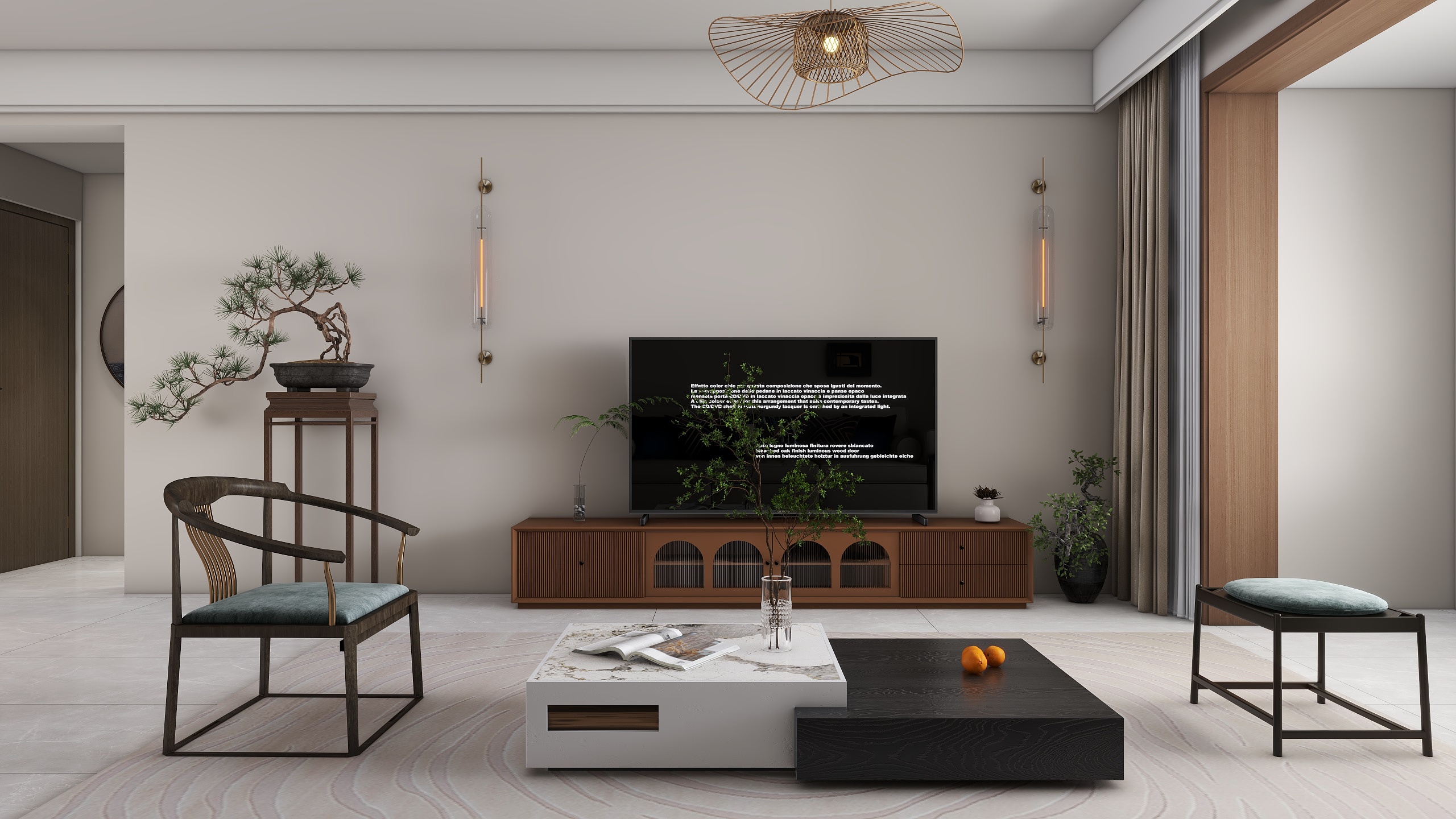 宋国威01-123㎡3室装修效果图