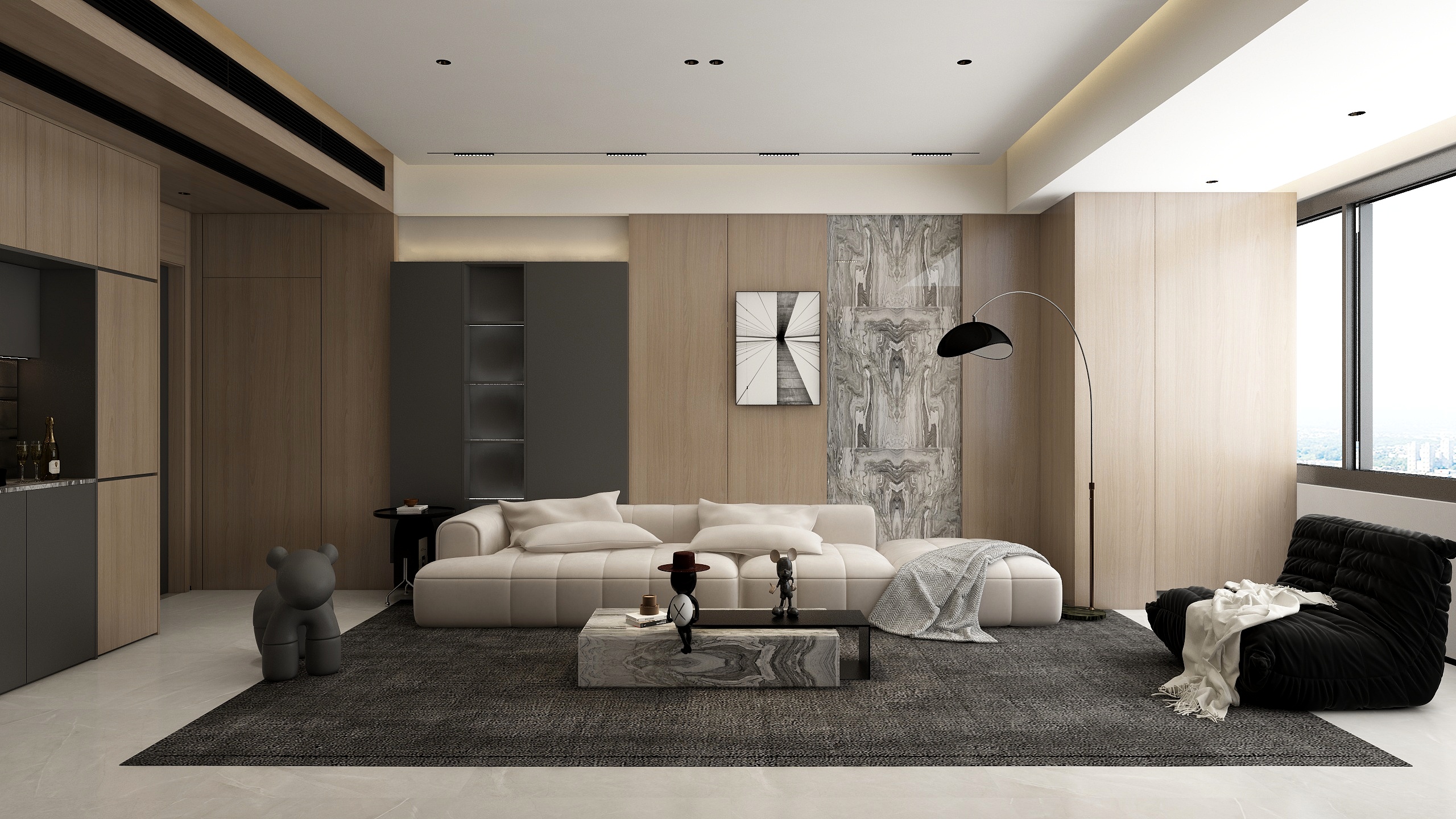 张煜强煜境设计-381平米二居装修效果图