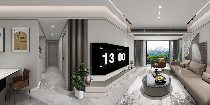 SJ行者-鸿山 天宸3-1-13-67 95平米-装修设计方案