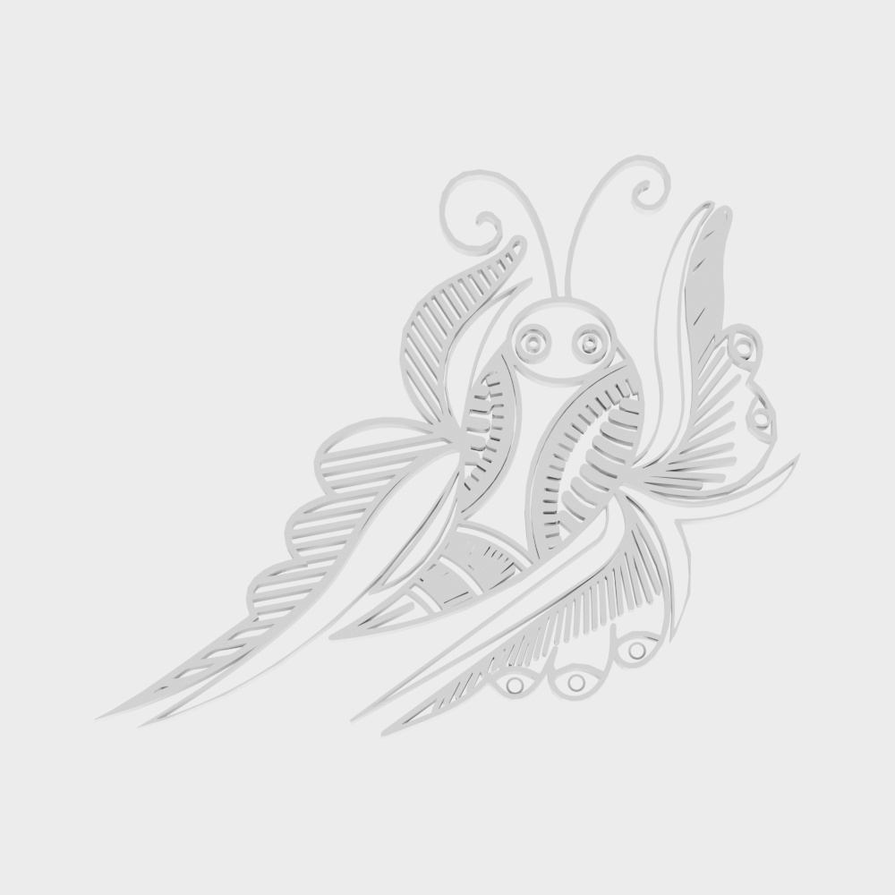 贵州苗族蜡染中的蝴蝶纹1