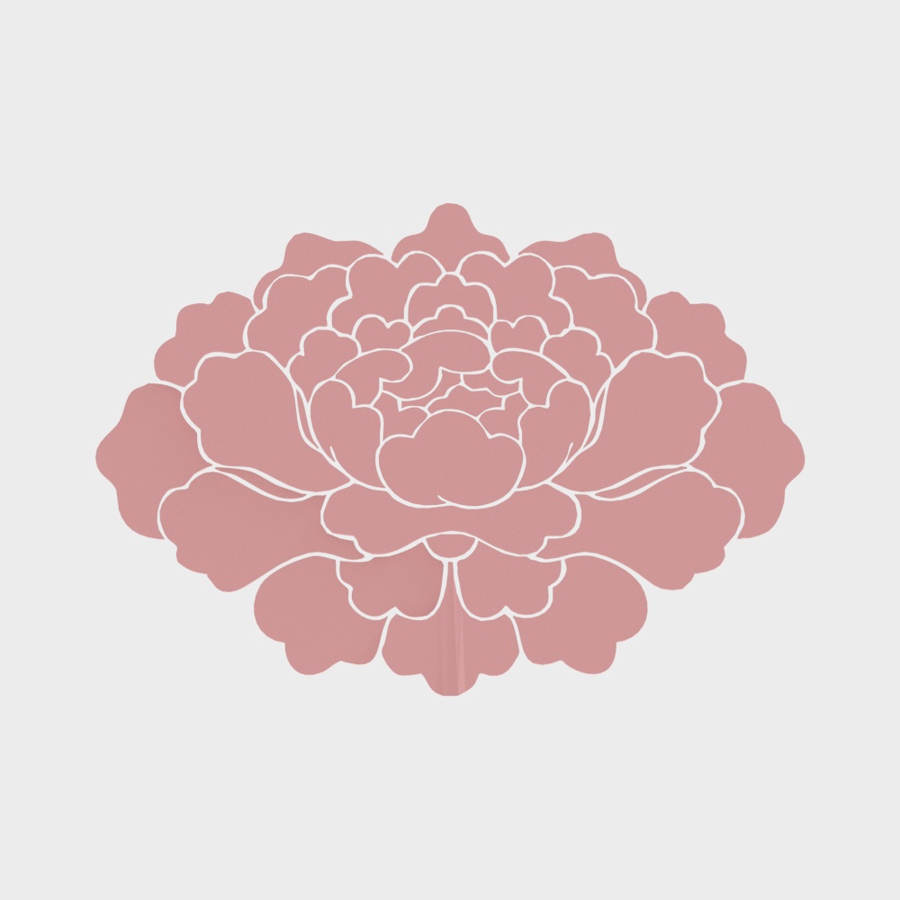 清代瓷器上的牡丹纹3