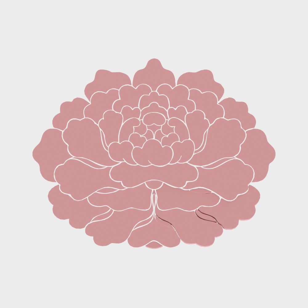 清代瓷器上的牡丹纹1