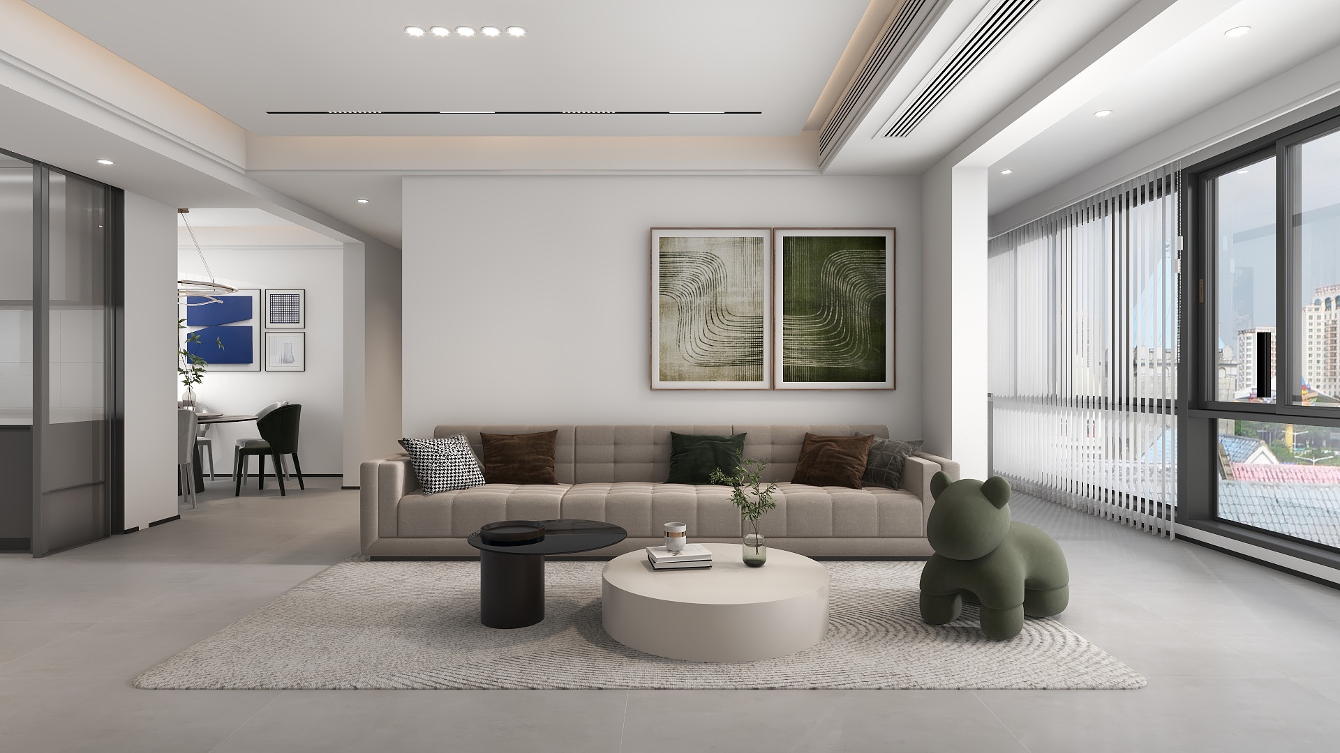 Conception-百德尚东首府现代简约115㎡2室-装修设计方案