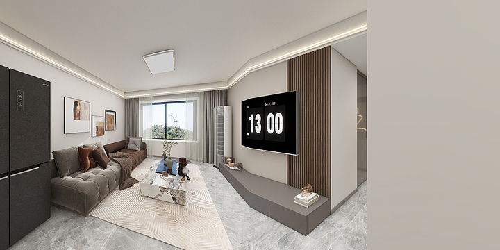 设计师蔡宗洁-红堡天熙99-轻奢-装修设计方案