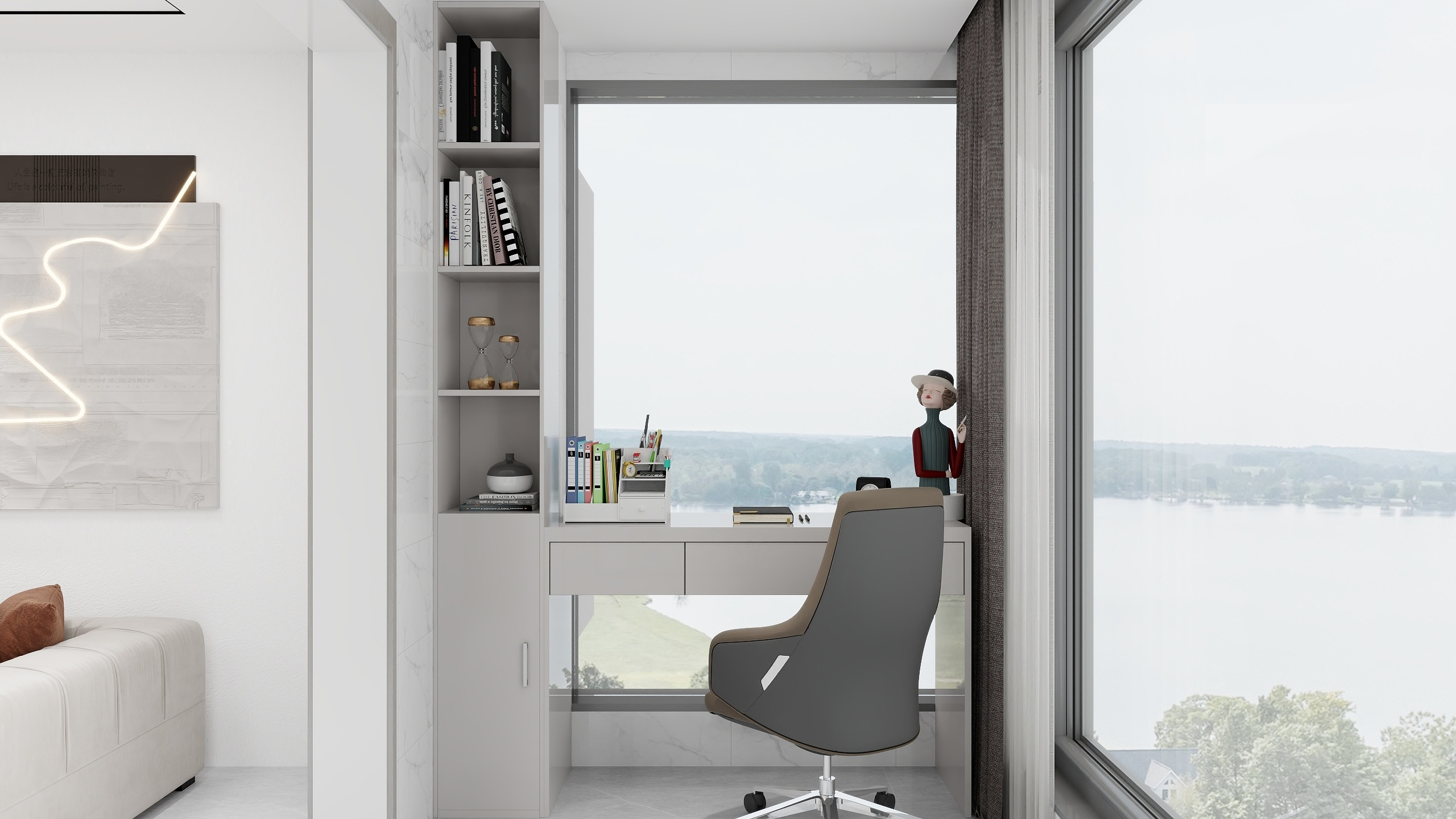 艺雅丽-150平现代风格 装修效果图