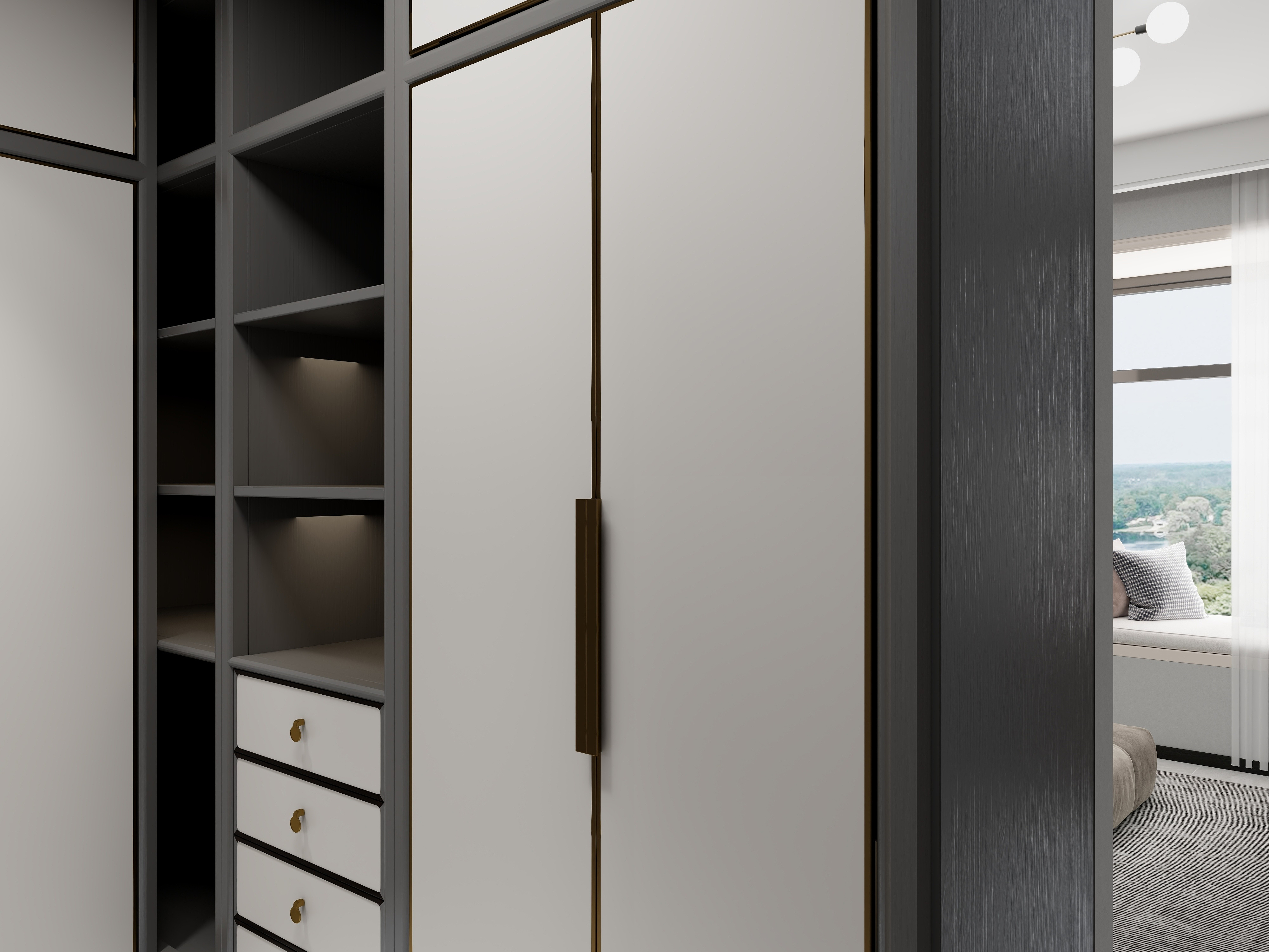 艺雅丽-138平现代简约 装修效果图