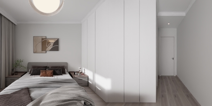 远山220520-凯瑞名门江女士新居效果图-装修设计方案