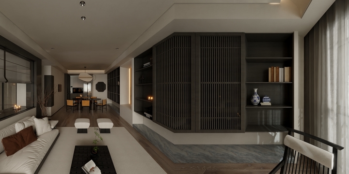 归尘a-10.26新港新中式+121三室+静谧中式-副本-装修设计方案