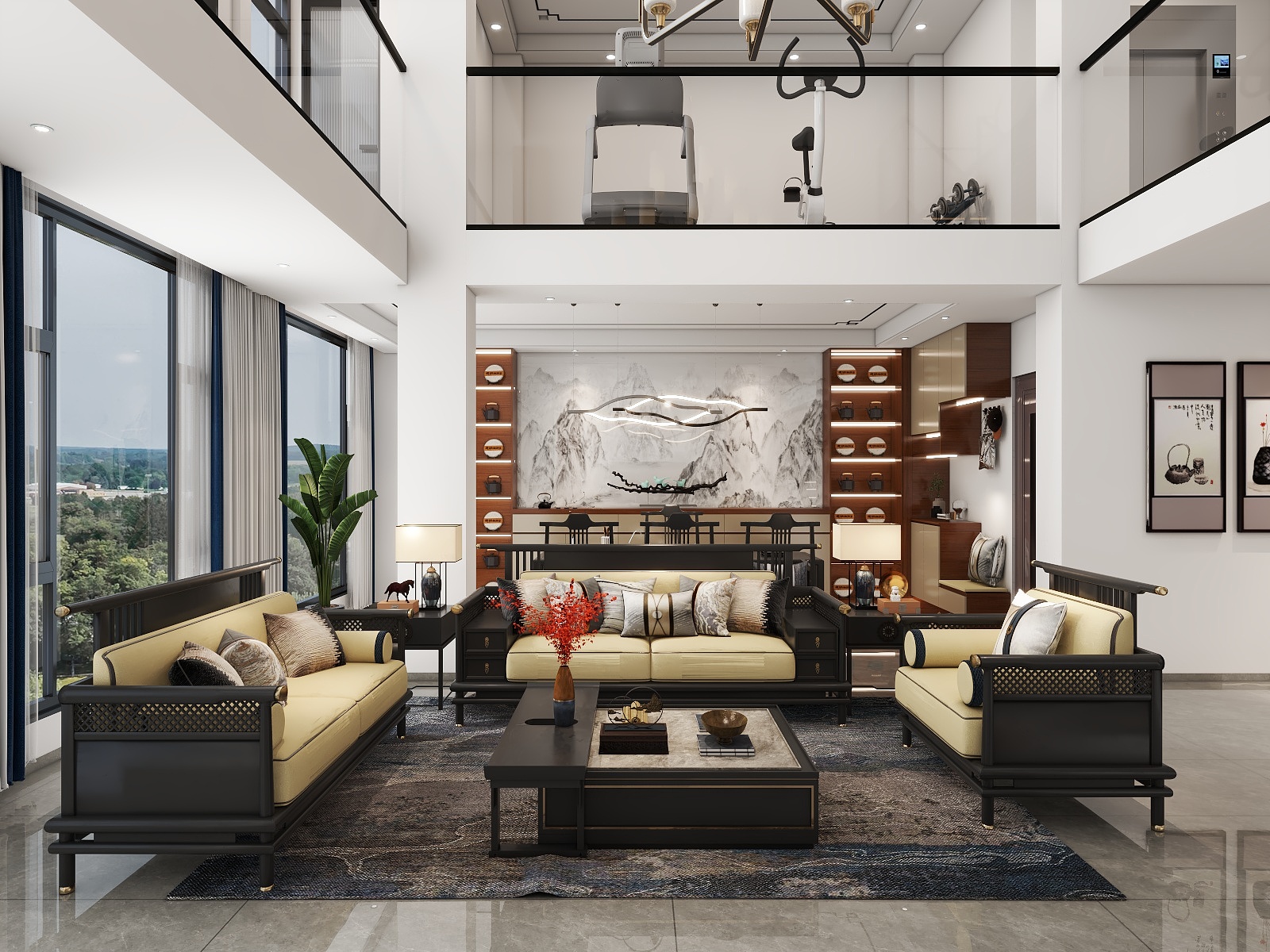 驰中装饰许工-徐闻五六七层自住装修效果图