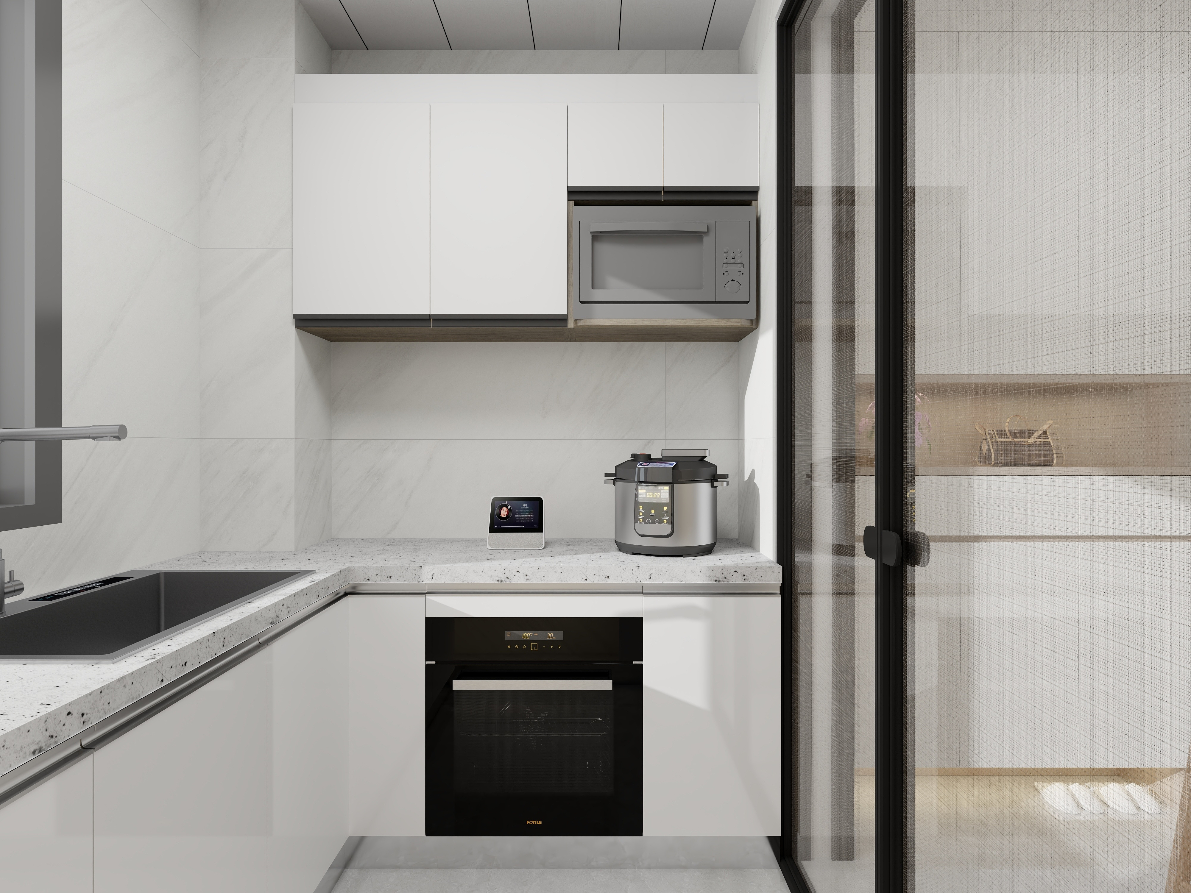 艺雅丽-122平奶油风格装修效果图