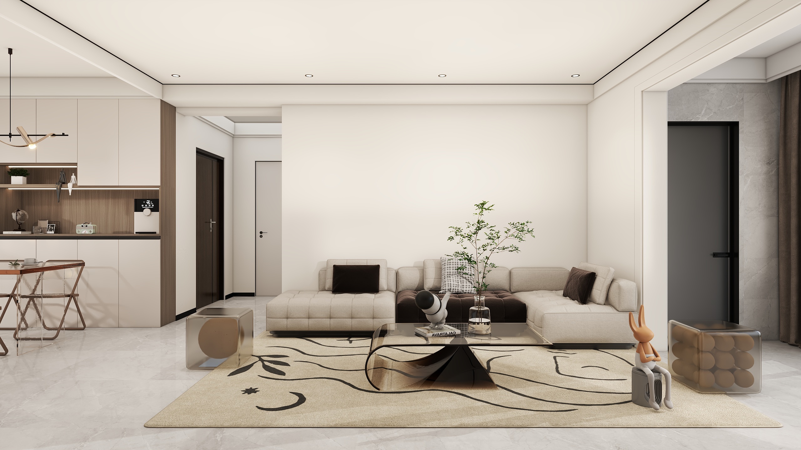 太阳VWBW-130㎡3室装修效果图