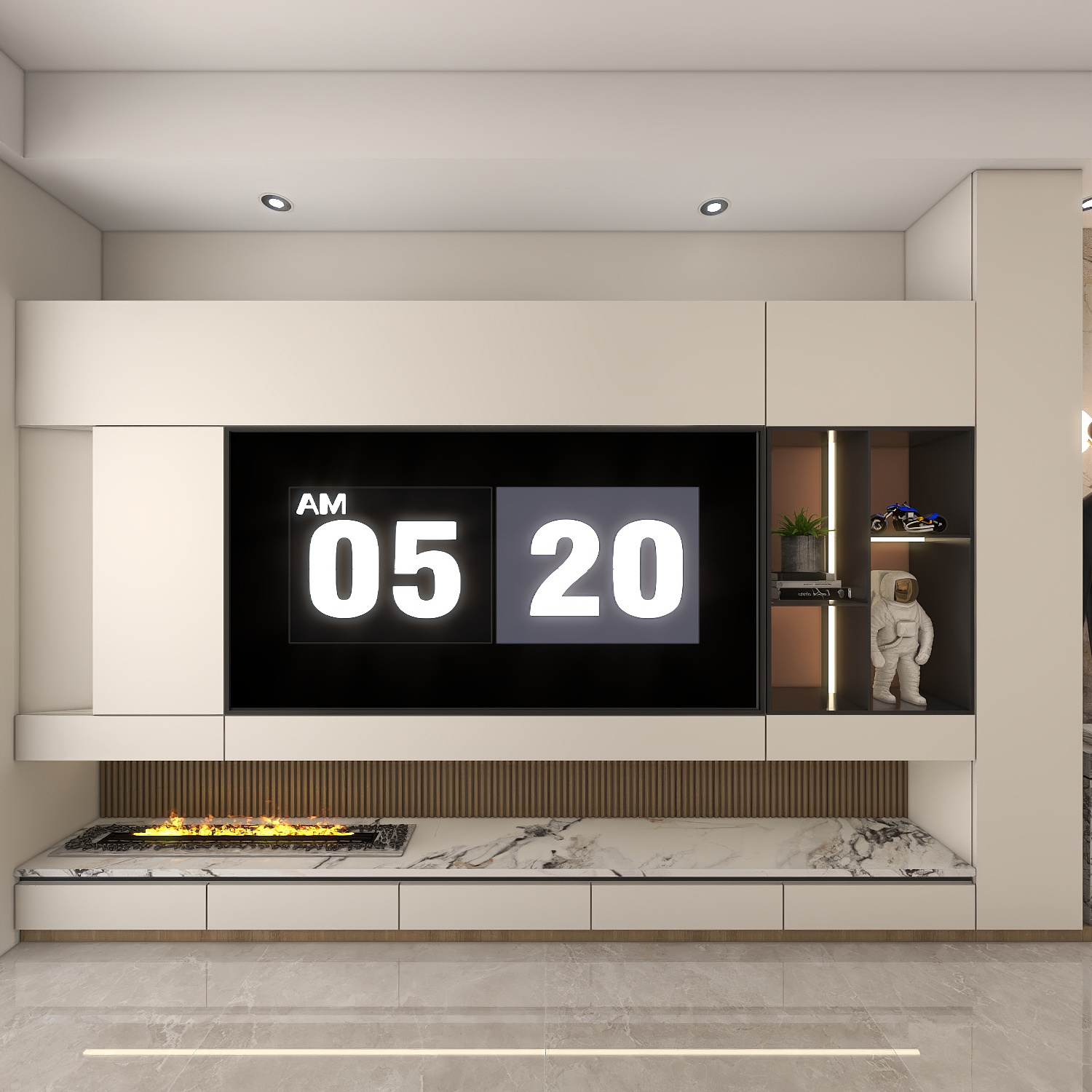 增城增圆全屋定制设计师朱兴-93平富颐03户型装修效果图