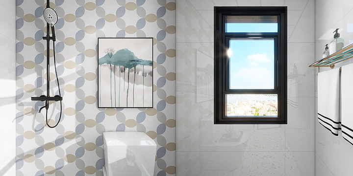 加班设计- 福奕和庭两居室现代风格无主灯设计-装修设计方案