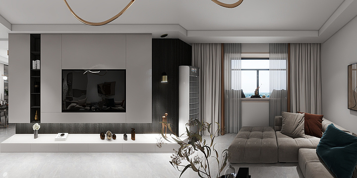 山东华韵全案设计-慧海园-装修设计方案