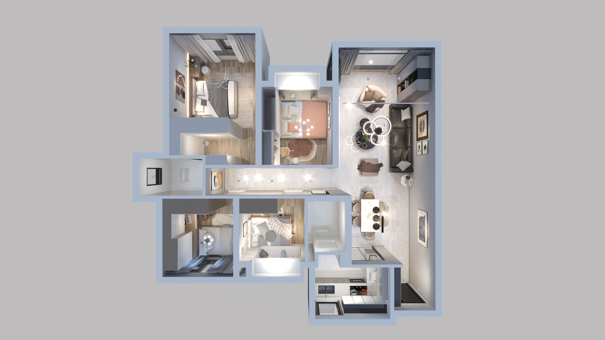 凯凯杨-北辰天璞-装修设计方案