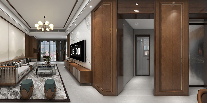 D199303-清华园1212效果-装修设计方案