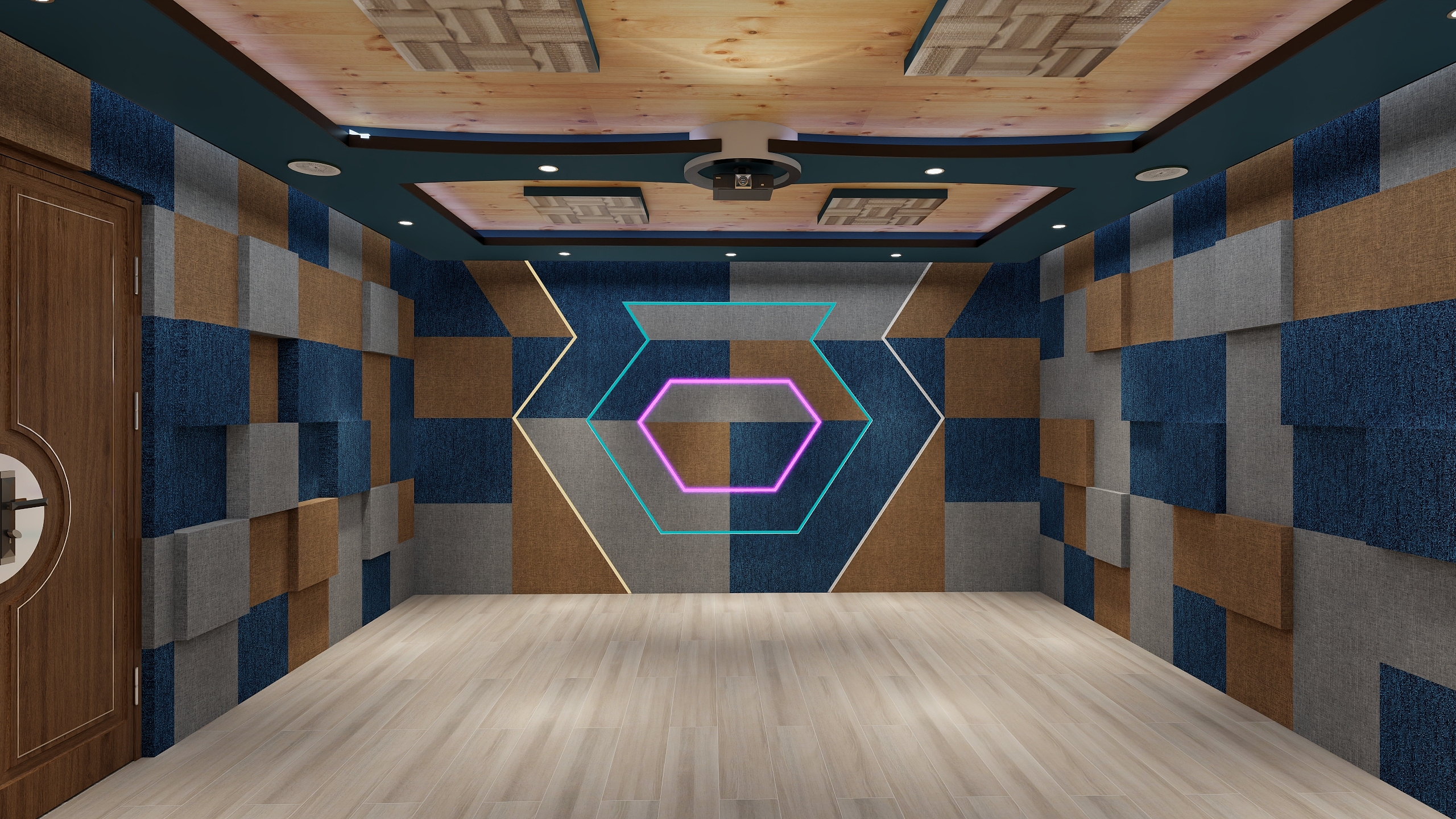 张鹄立-别墅影音室-装修设计方案