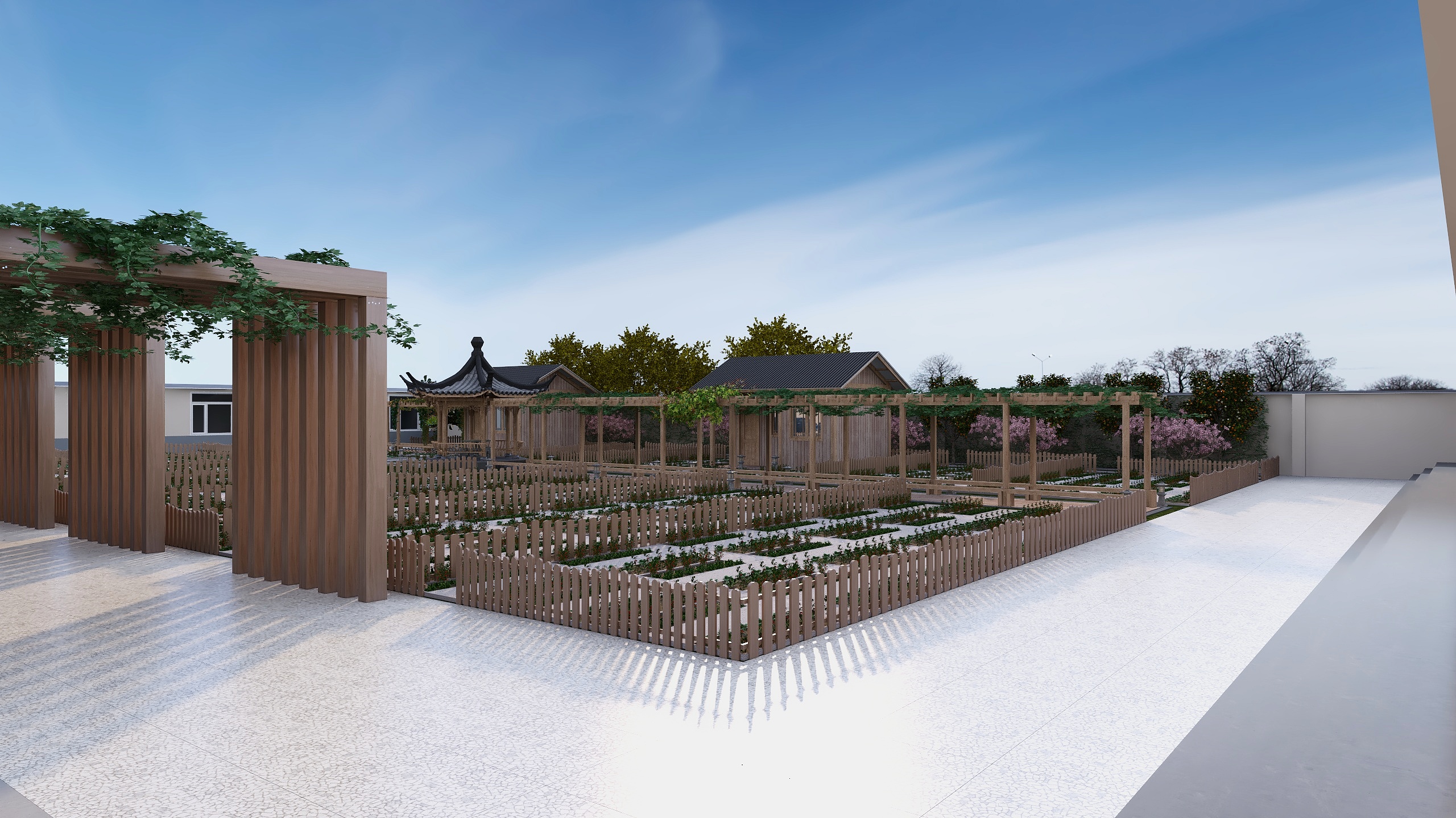 ONE丨DESIGN丨刘辰尧-灵寿菜园小院-装修设计方案