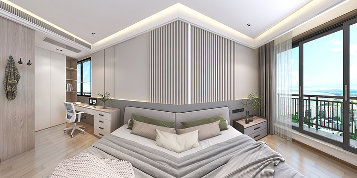 从江欧派橱柜-南下风情园11栋701梁府-装修设计方案