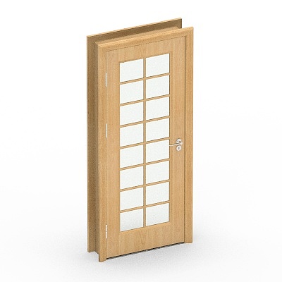 单开门-33D模型