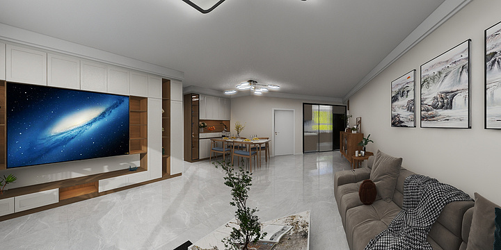 景琰419-夏景园11栋效果-装修设计方案