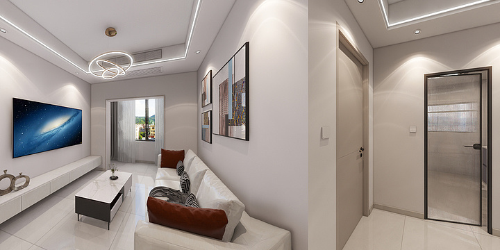 人和晴天-人和丨天鹅套一户型-装修设计方案