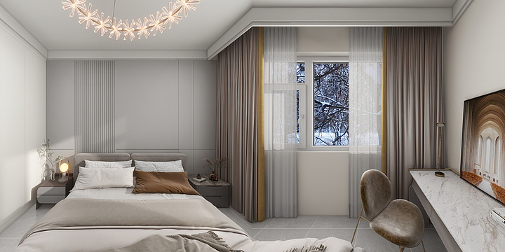 我来人间看太阳-雁岭名筑马总01-装修设计方案