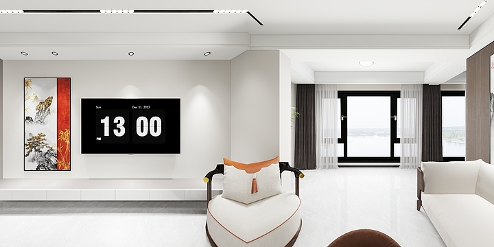 设计师彭念-中骏18-1801-装修设计方案