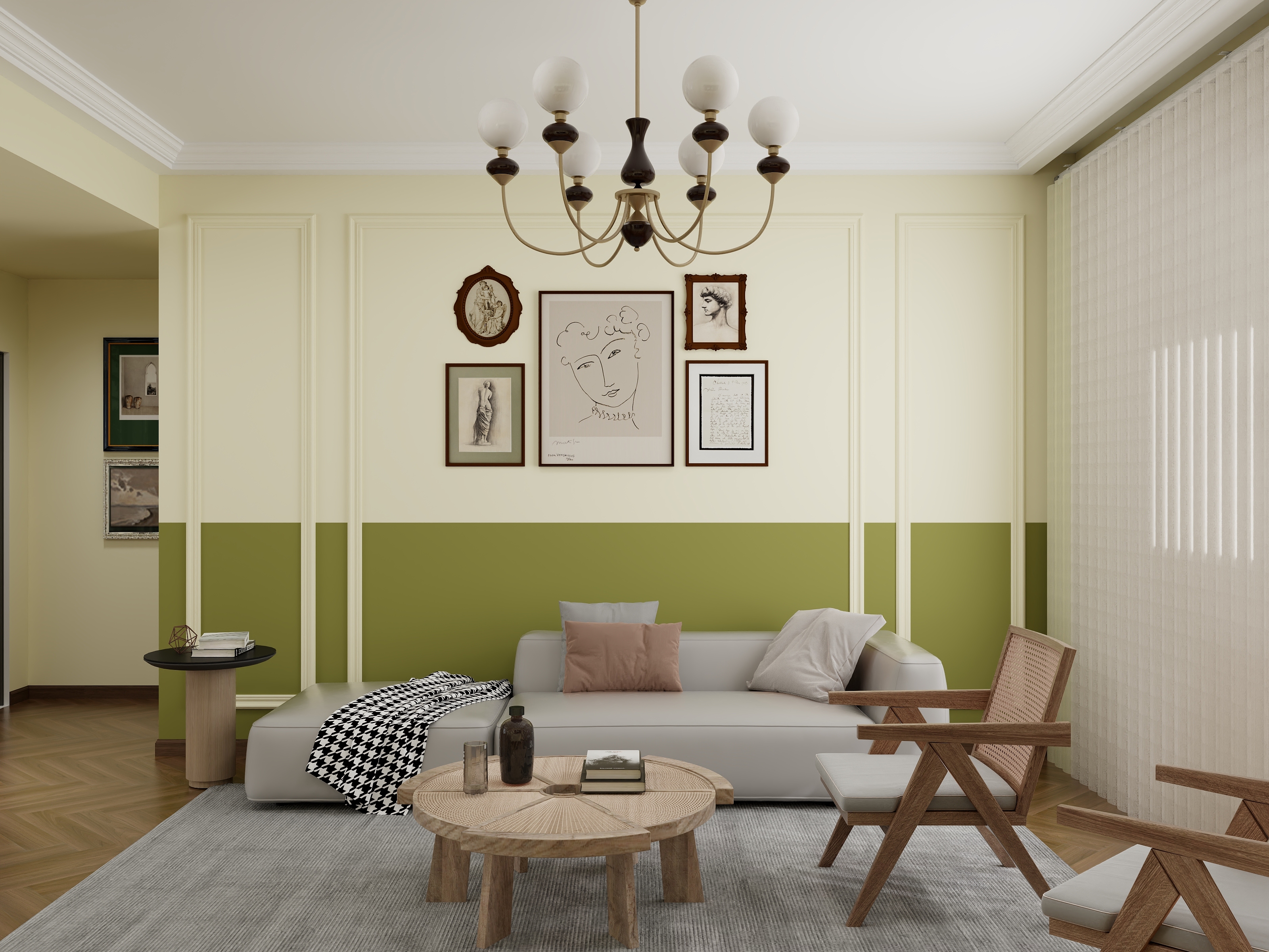 嘟嘟腮-龙城公馆127㎡3室装修效果图