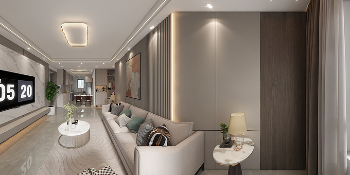 全案设计师江杰-保利罗兰小区图-装修设计方案