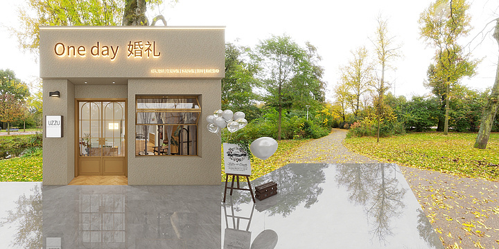 YANGTENG-One day婚礼策划工作室-装修设计方案