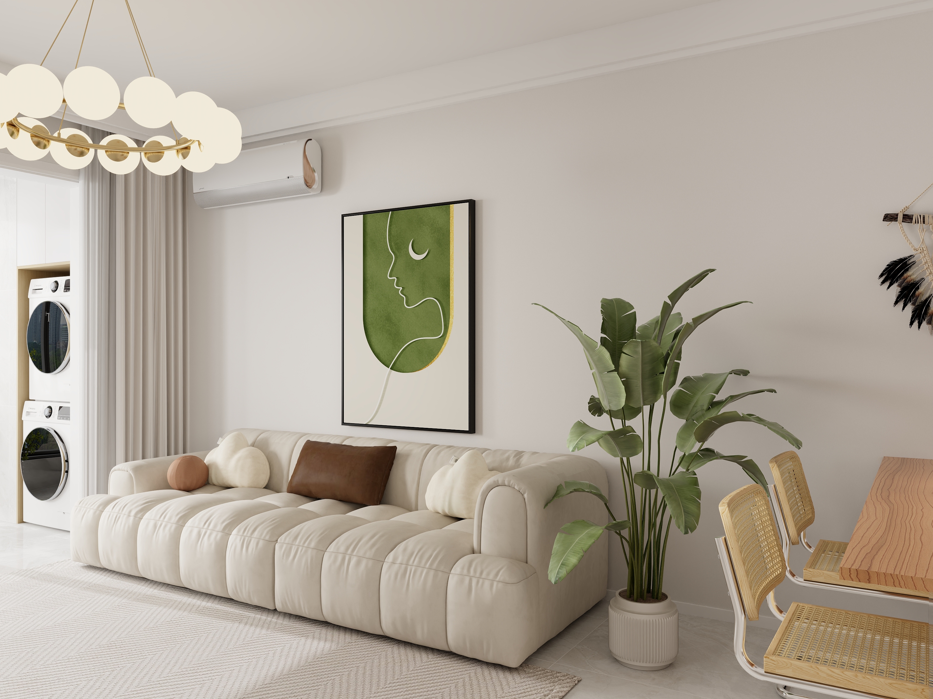 余生室内设计师-海德公园81㎡3室装修效果图