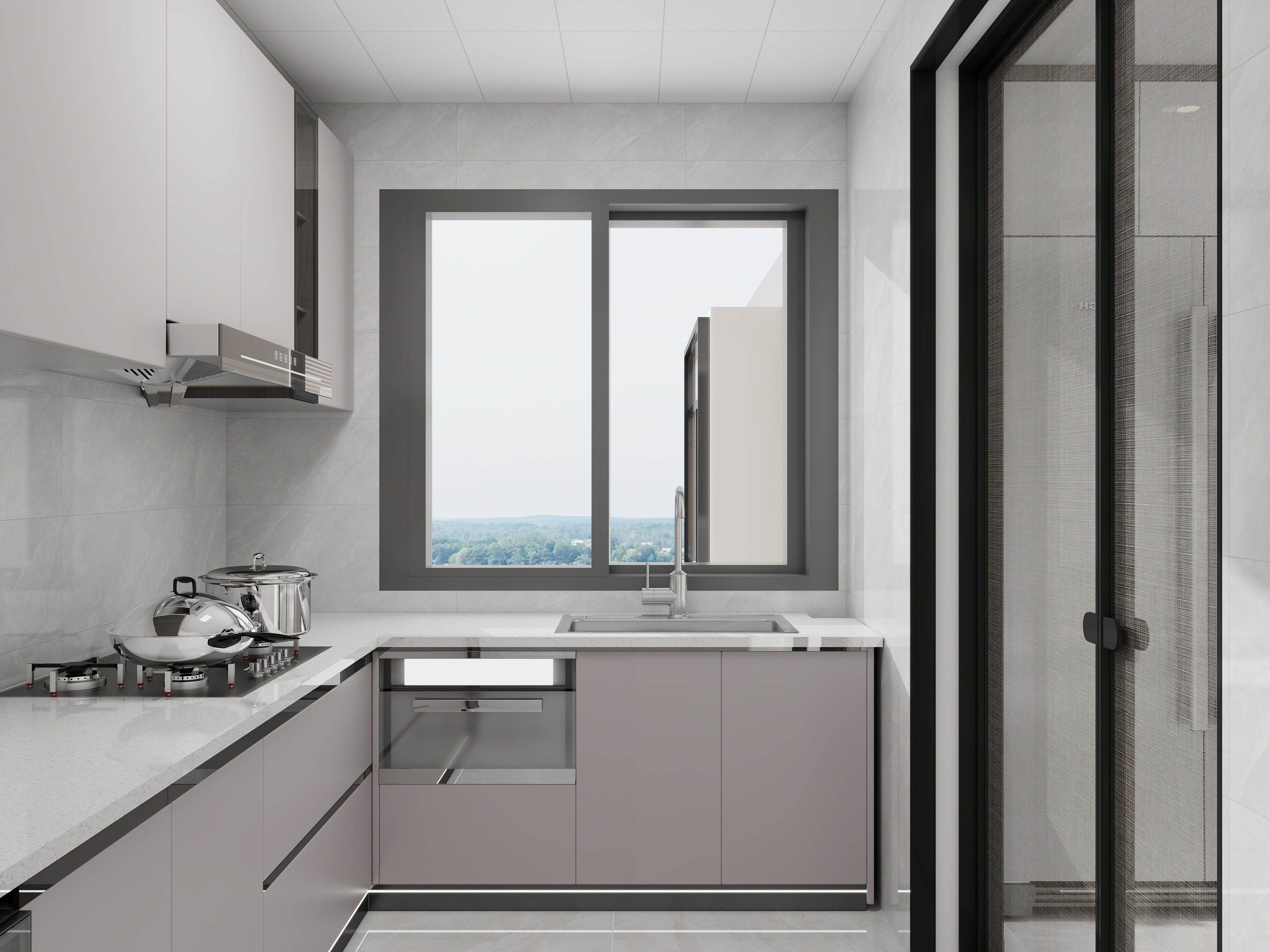 艺雅丽-143平现代简约 装修效果图