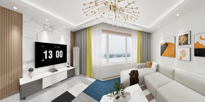 设计师孟凯强-欧风花都胡先生雅居装修方案-装修设计方案